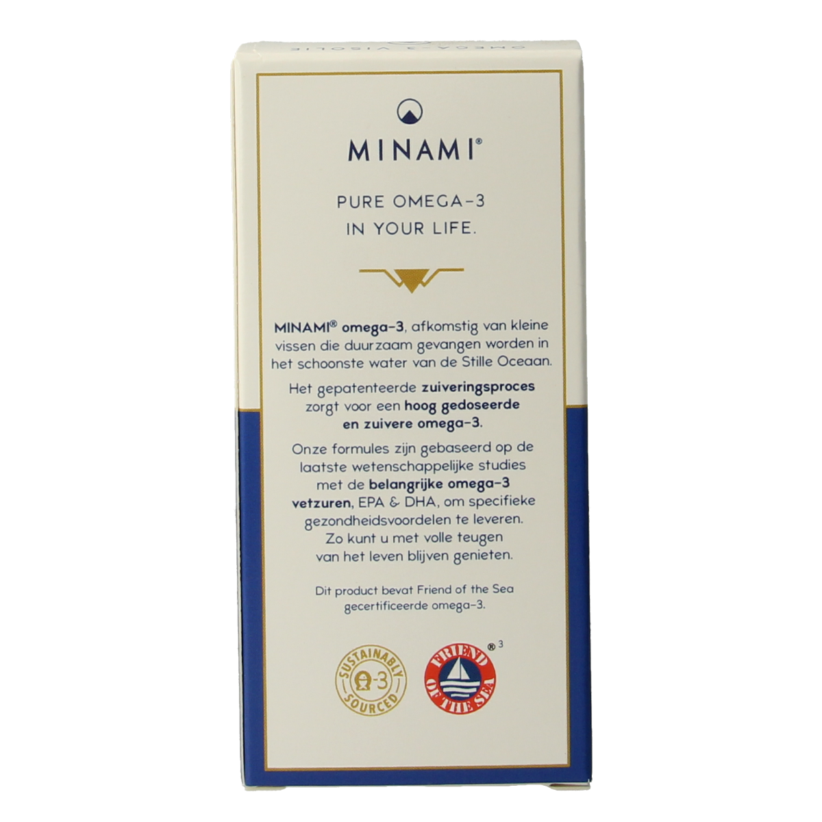Minami MorEPA original Vetzuren softgels bottle with 60 softgels, omega-3 supplement in clear container