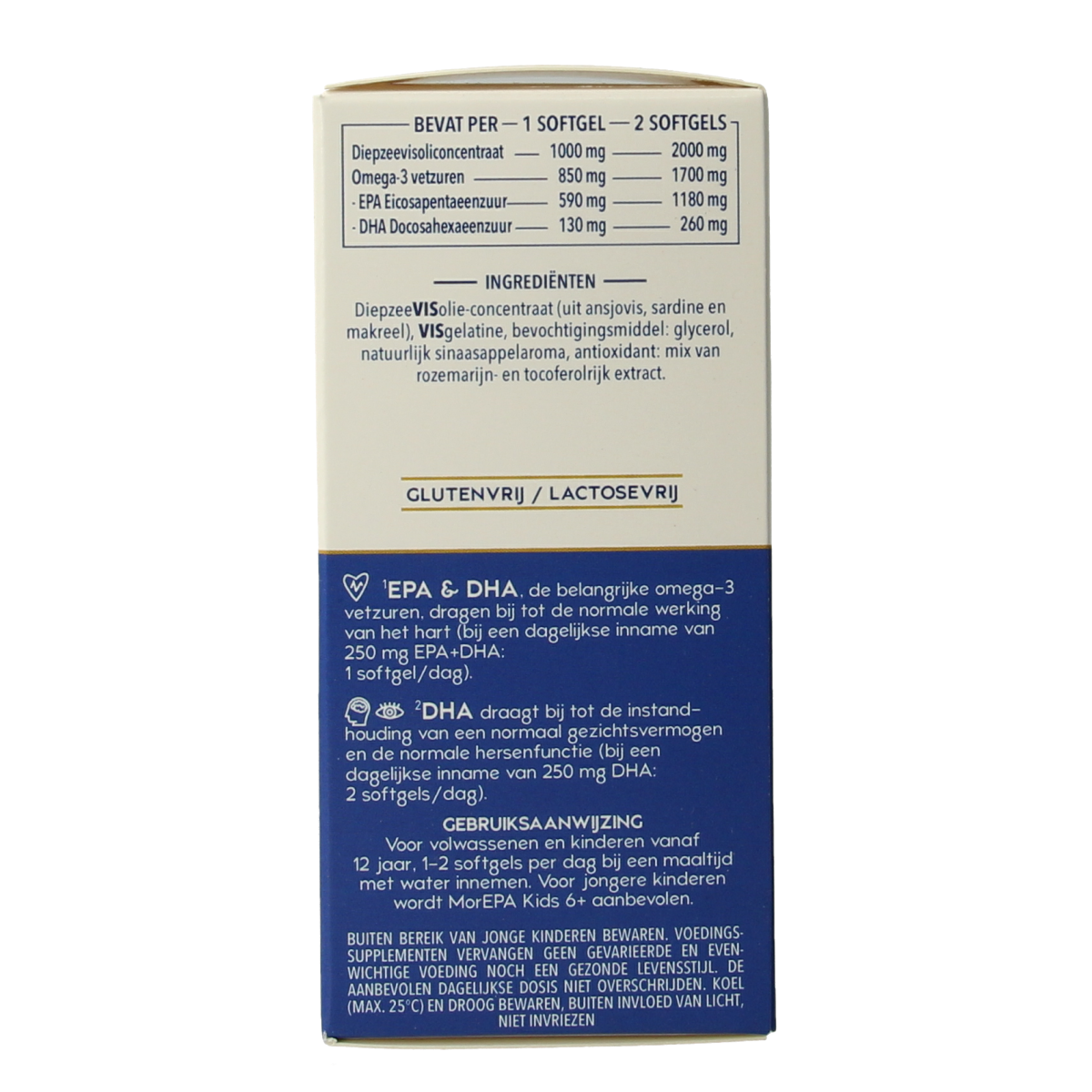 Minami MorEPA original Vetzuren softgels, dietary supplement in a bottle, showcasing the softgel capsules and label.