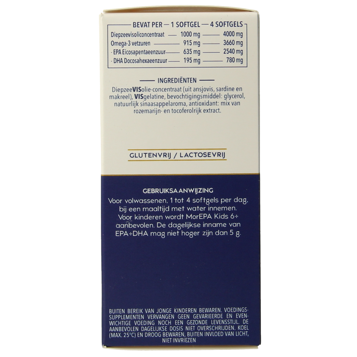 Minami MorEPA Plus Vetzuren softgels in a bottle, dietary omega-3 supplement for heart and brain health.