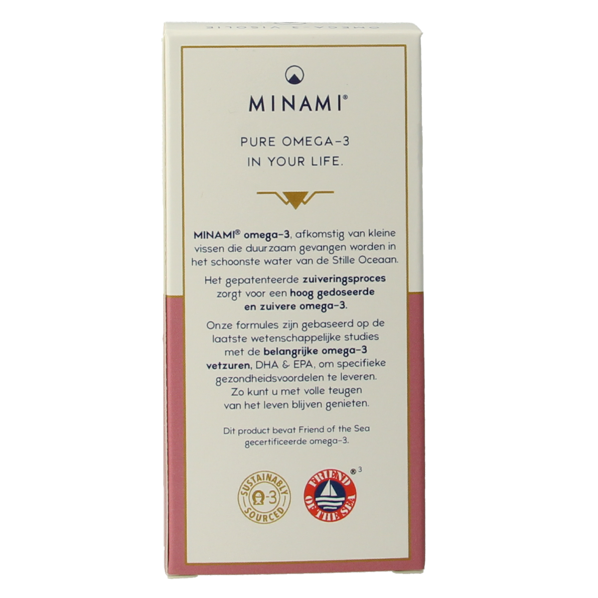 Minami MorDHA original citroensmaak softgels, omega fatty acids supplement, shown in clear softgel capsules with lemon flavor designation.