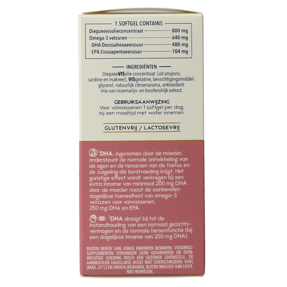 Minami MorDHA Original Citroensmaak softgel bottle with 60 softgels, omega fatty acids supplement, labeled with brand and product info.