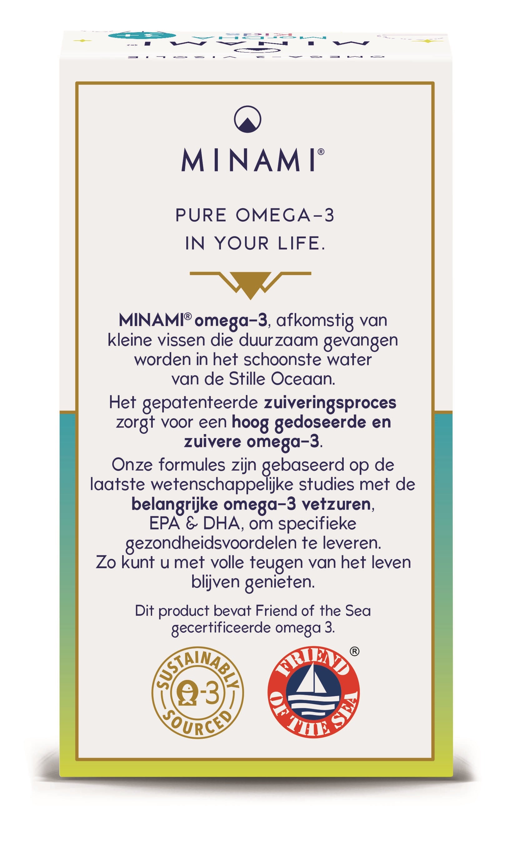 Minami MorDHA kids softgels supplement by Vetzuren, featuring 60 softgel capsules for children's omega-3 DHA support.