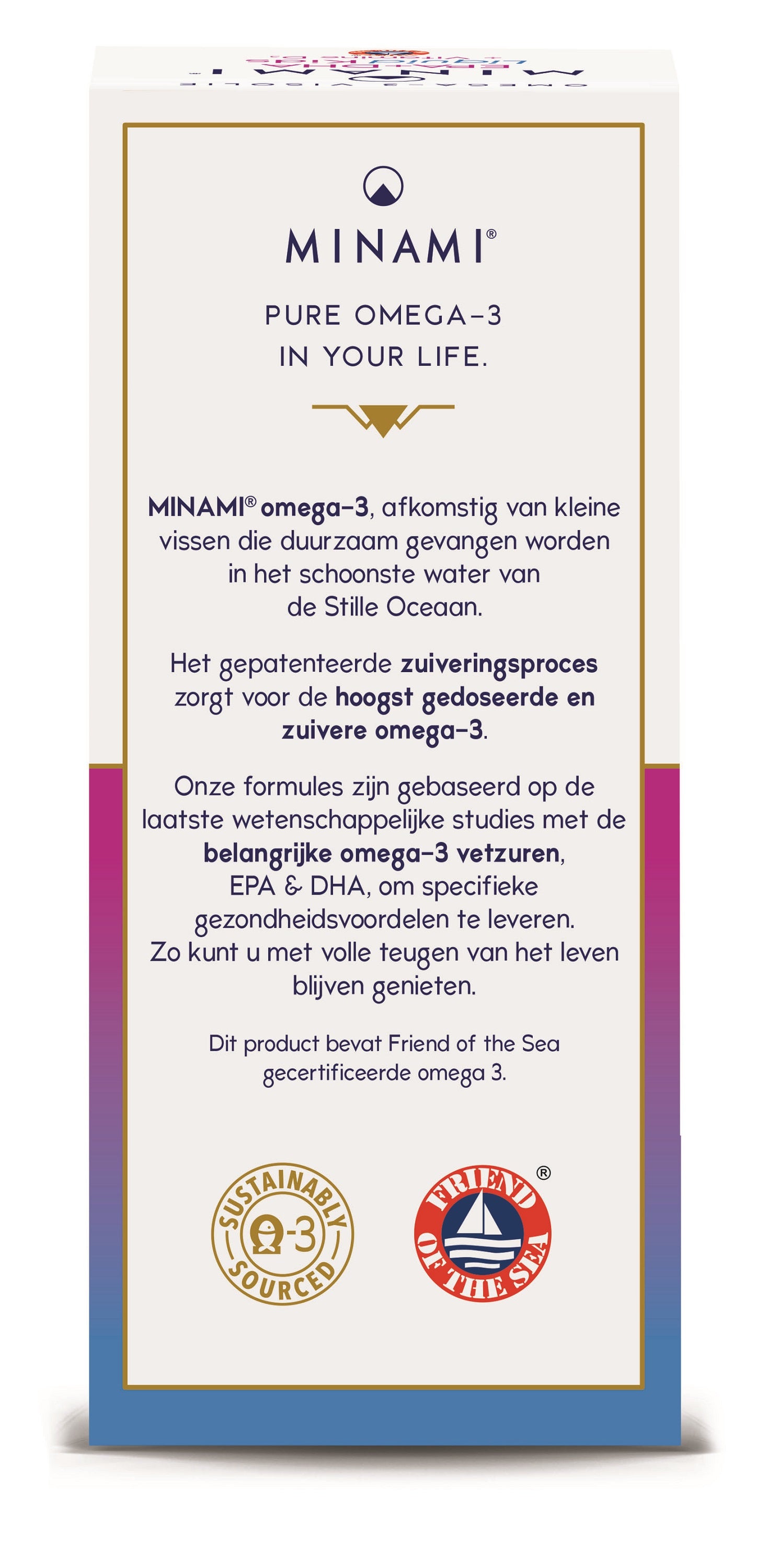 Minami EPA+DHA liquid for kids with vitamin D3 in a 100ml bottle, featuring a colorful dropper and vibrant label.