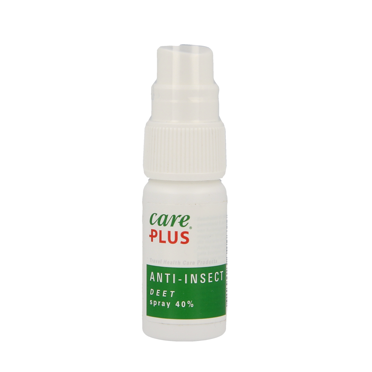 Care Plus Deet spray 40% for mosquito bites and insect protection, 15ml, in a small spray bottle.