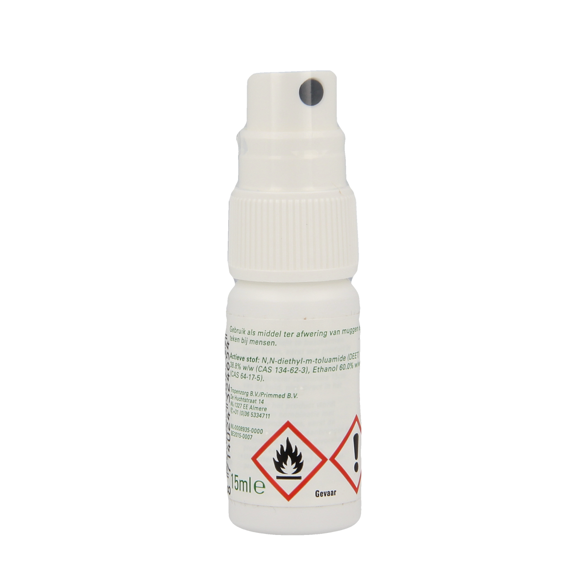 Care Plus Deet spray 40% for mosquito bites and insect bites, 15 ml bottle, natural insect repellent for skin protection.
