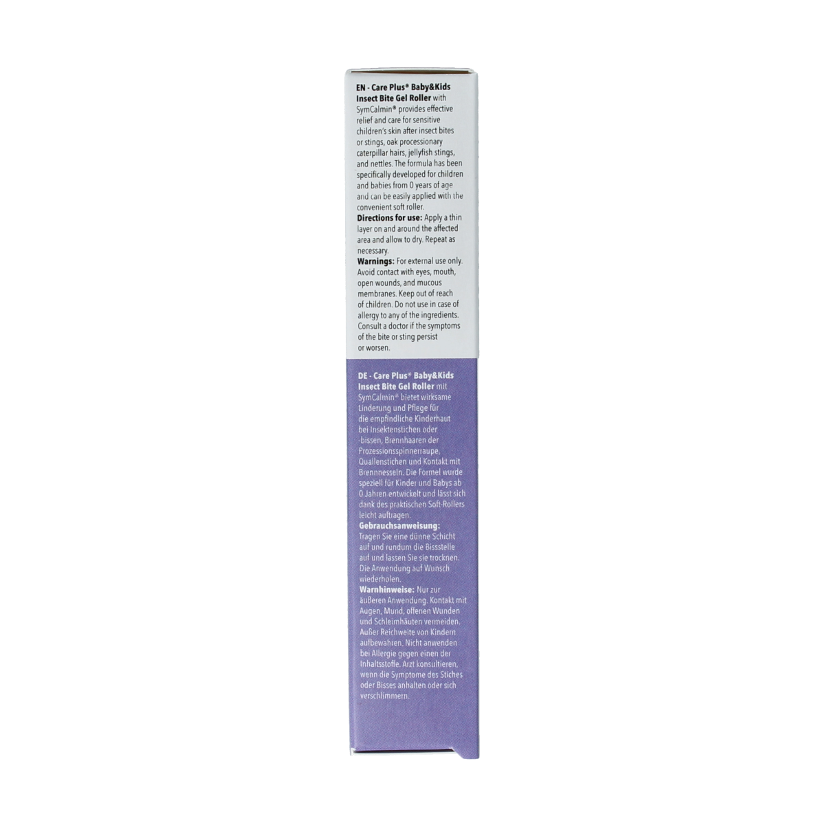 Care Plus Baby & Kids insect bite gel in 15ml tube, soothing treatment for insect bites on children and babies.