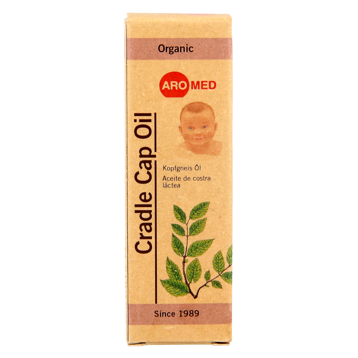 Aromed Baby Bergolie in a 20ml bottle, gentle baby and toddler skincare oil, with natural ingredients and soothing properties.