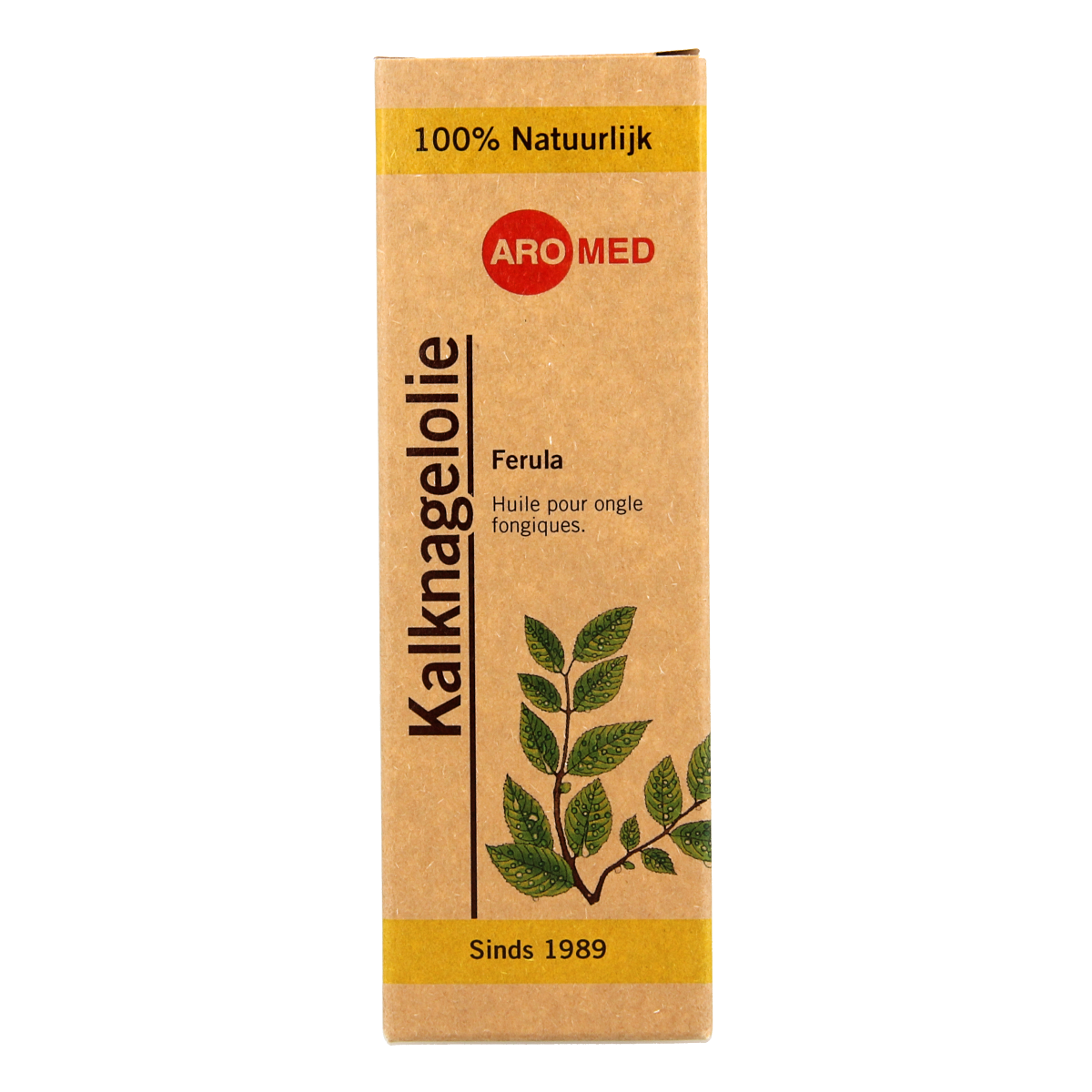 Aromed Ferula kalknagel olie for foot care, 30ml bottle with natural ingredients for nail health and foot treatment.