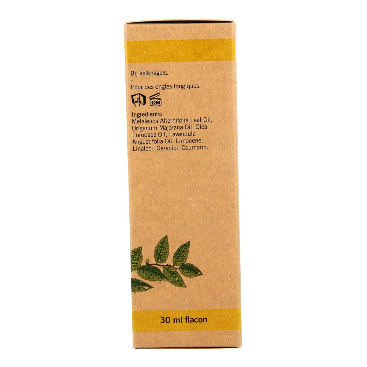 Aromed Ferula kalknagel olie in 30ml bottle, foot care product for nail health, with natural herbal ingredients and applicator brush.