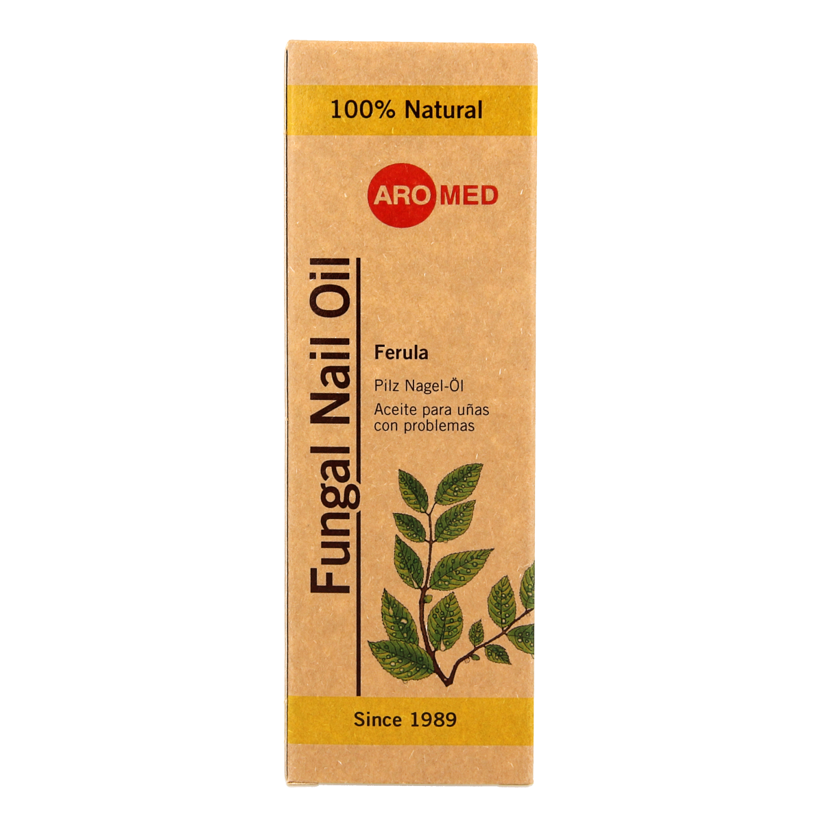 Aromed Ferula kalknagel voetverzorging olie in 30ml bottle, natural foot care product for nail and skin health