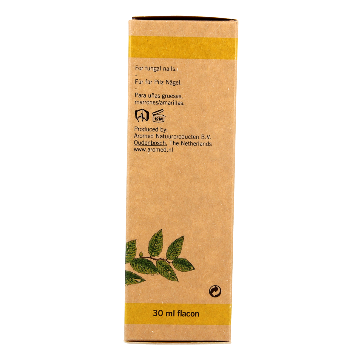 Aromed Ferula kalknagel voetverzorging olie in 30ml bottle, natural foot care product for nail health and skin nourishment.