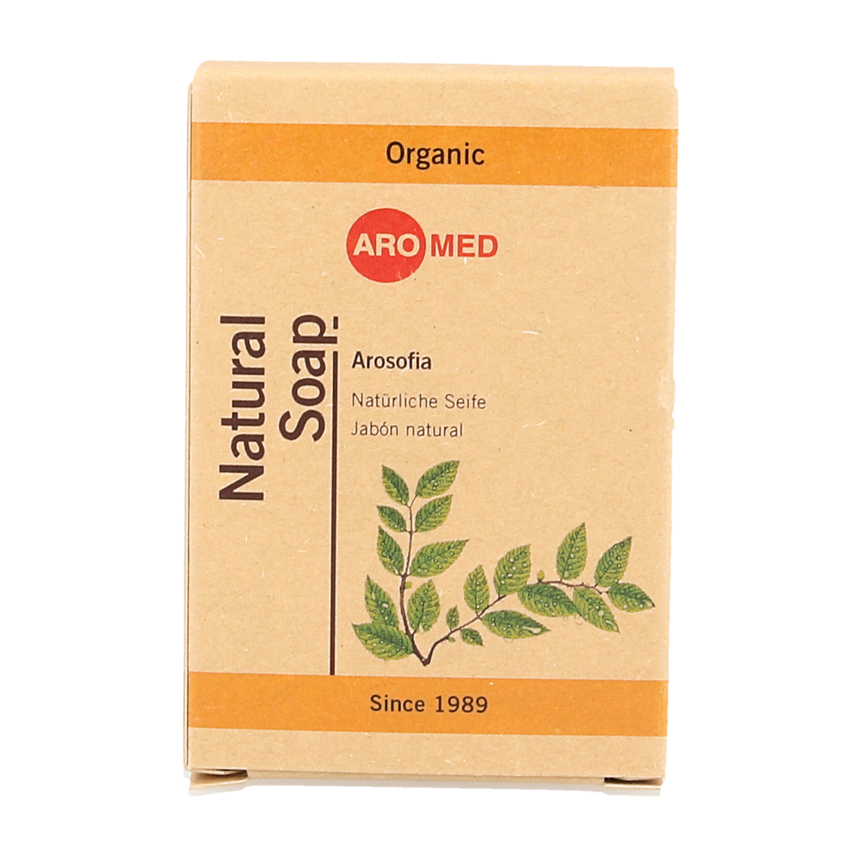Aromed Arosofia wastablet in 135g for body care, featuring natural ingredients and eco-friendly packaging.