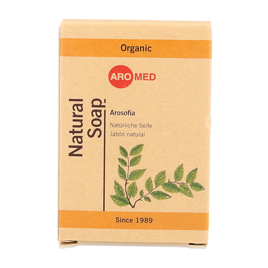 Aromed Arosofia wastablet in 135g for body care, featuring natural ingredients and eco-friendly packaging.