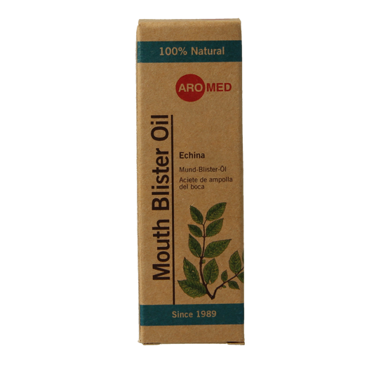 Aromed Echina lip care oil in a 10ml bottle, natural herbal lip treatment with echinacea extract for nourishing lips.