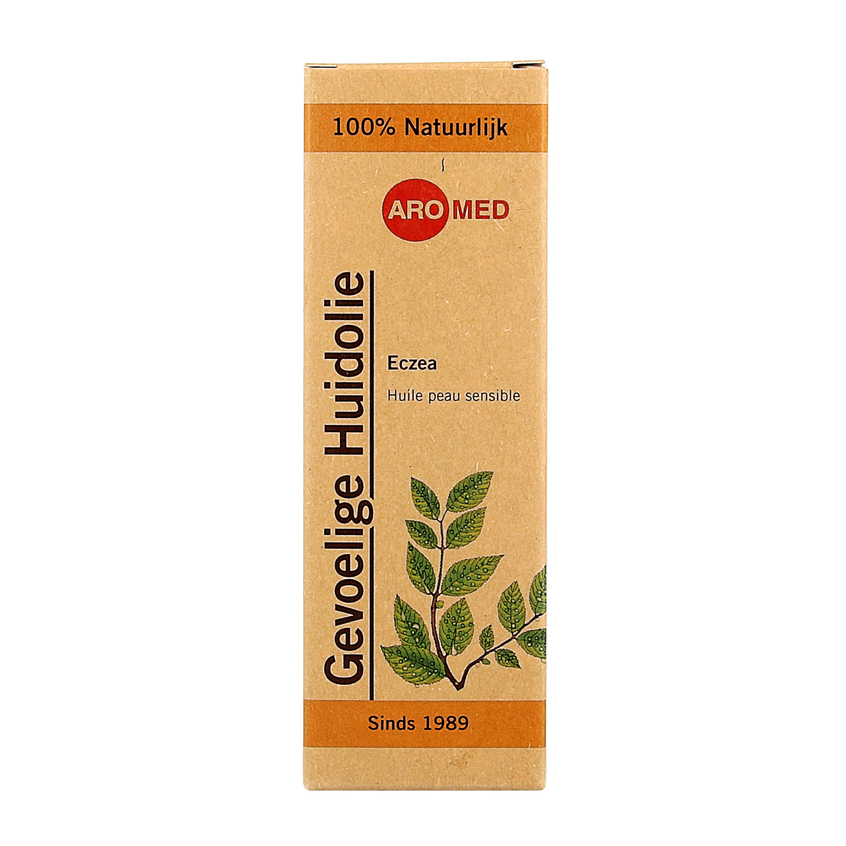 Aromed Eczea gevoelige huidolie 50ml bottle for sensitive skin, natural body care product with soothing ingredients.