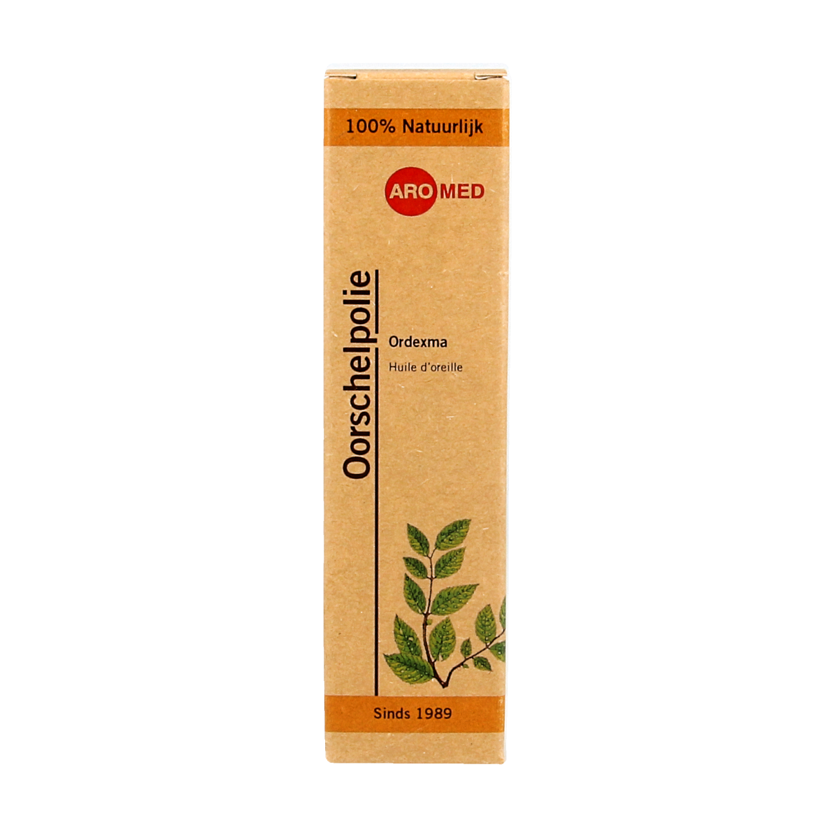 Aromed Ordexma ear care oil bottle with dropper, 10ml, for gentle ear hygiene and soothing ear health.
