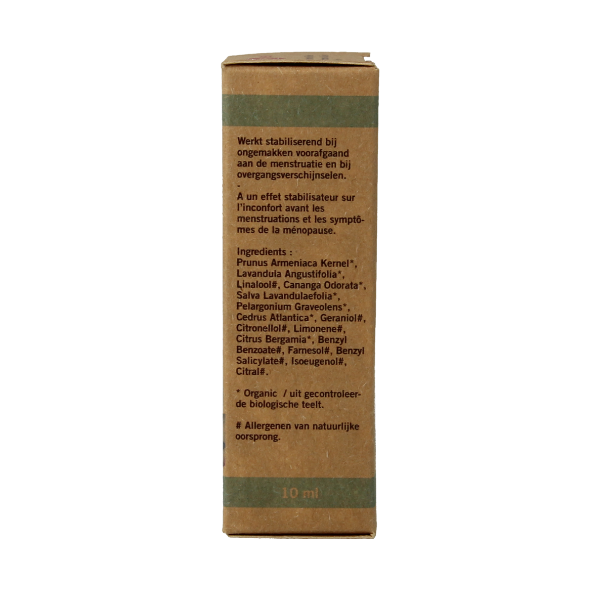 Aromed Lotus hormoon roller for body care, 10ml bottle with natural herbal ingredients in a sleek container.