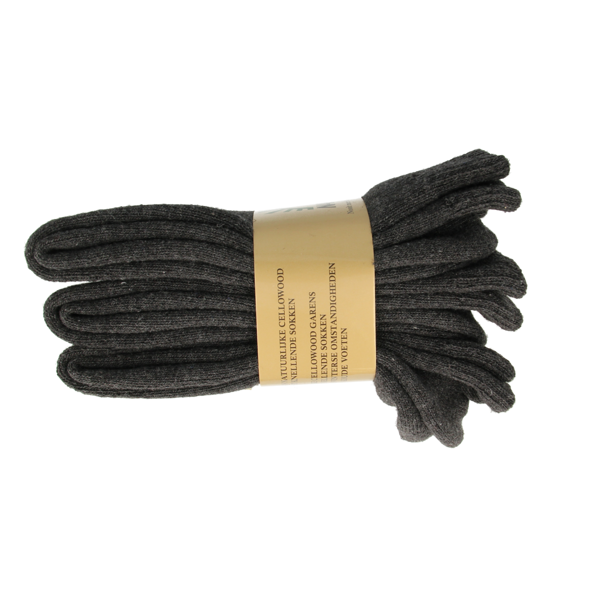 Gray Naproz thermo socks for women, size 35-38, set of 3 pairs, warm and comfortable for cold weather.
