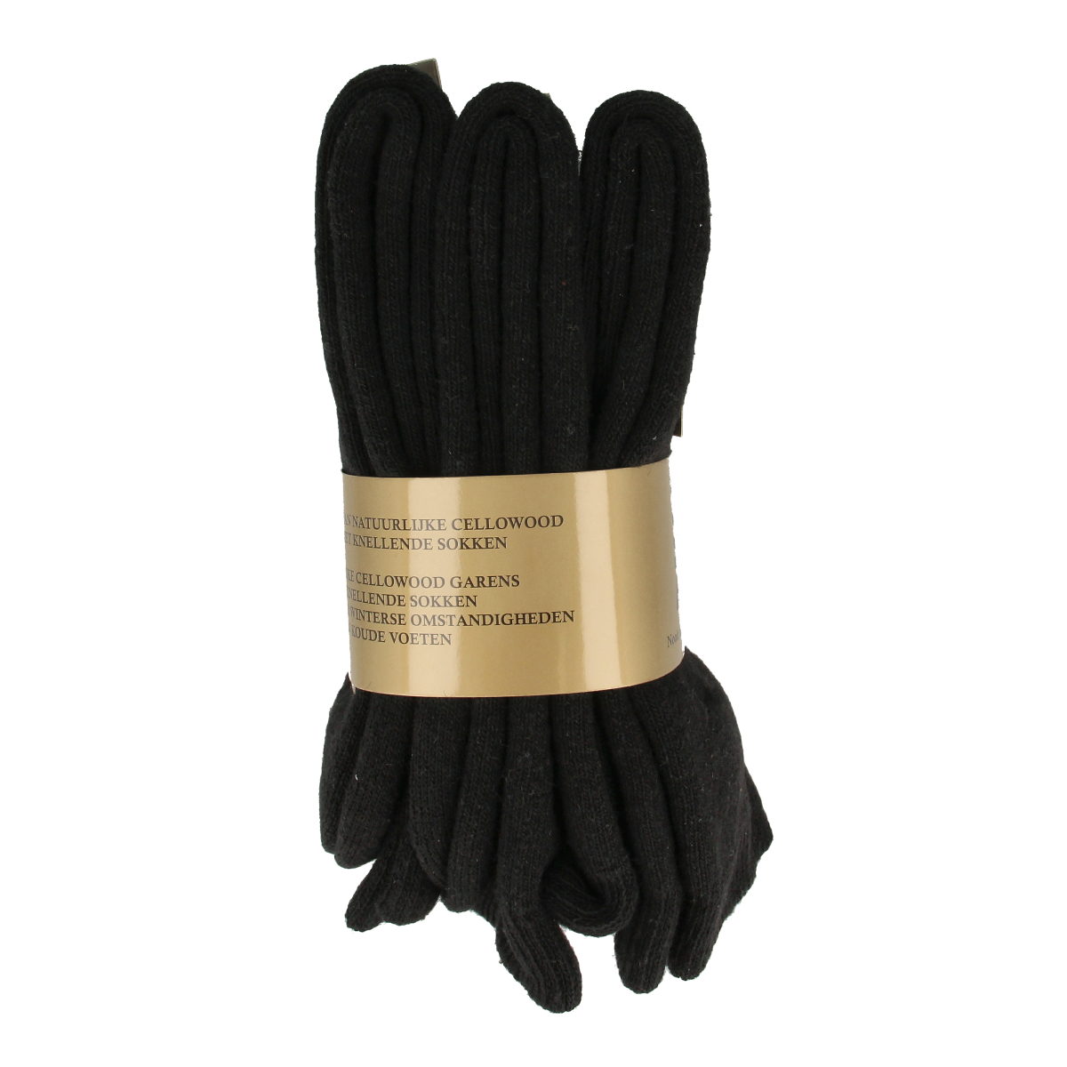 Naproz thermo sokken zwart maat 39-42, set van 3 paar, warm en comfortabel voor koude dagen