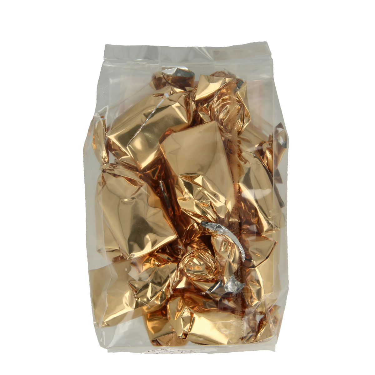 Michel Merlet honing bonbons with royal jelly, 100g, showcasing glossy, golden candy pieces in a clear container.
