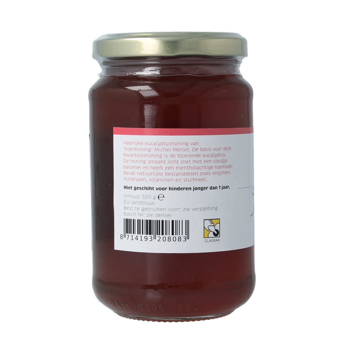 Michel Merlet eucalyptus honing block, 500g, with textured surface and natural eucalyptus scent for culinary and skincare use.