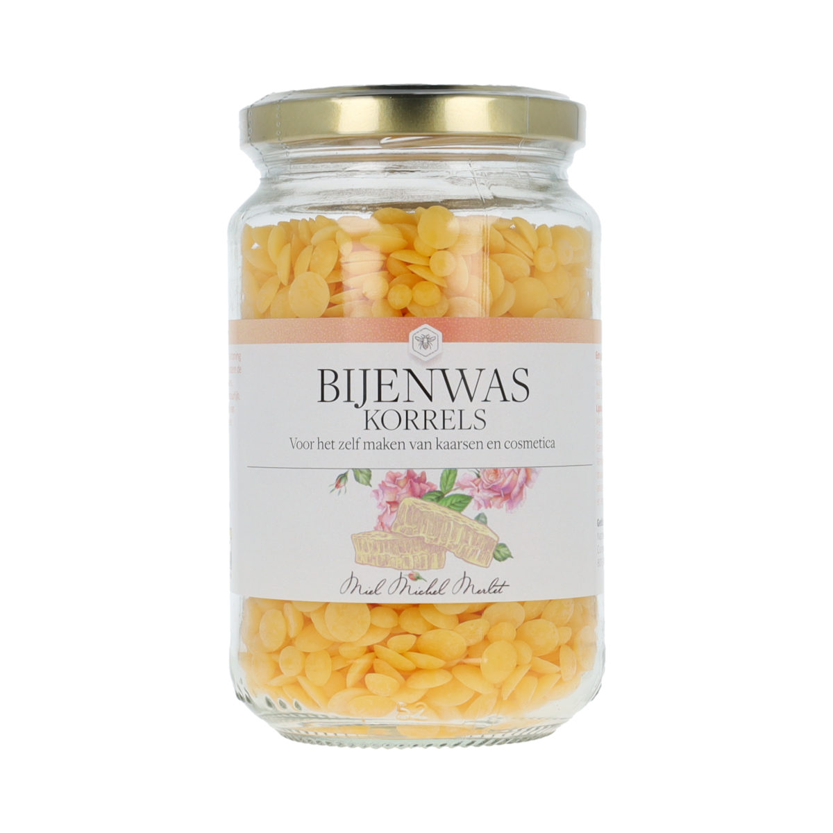 Michel Merlet bijenwas 160g, natural cleaning product with beeswax, shown in a close-up image.