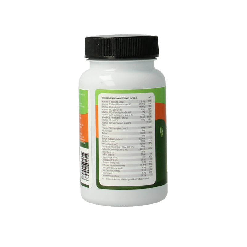 Nutriforce liposomale multivitamine zonder vitamine B6 in 30 vegetarische capsules, dietary supplement for daily health support