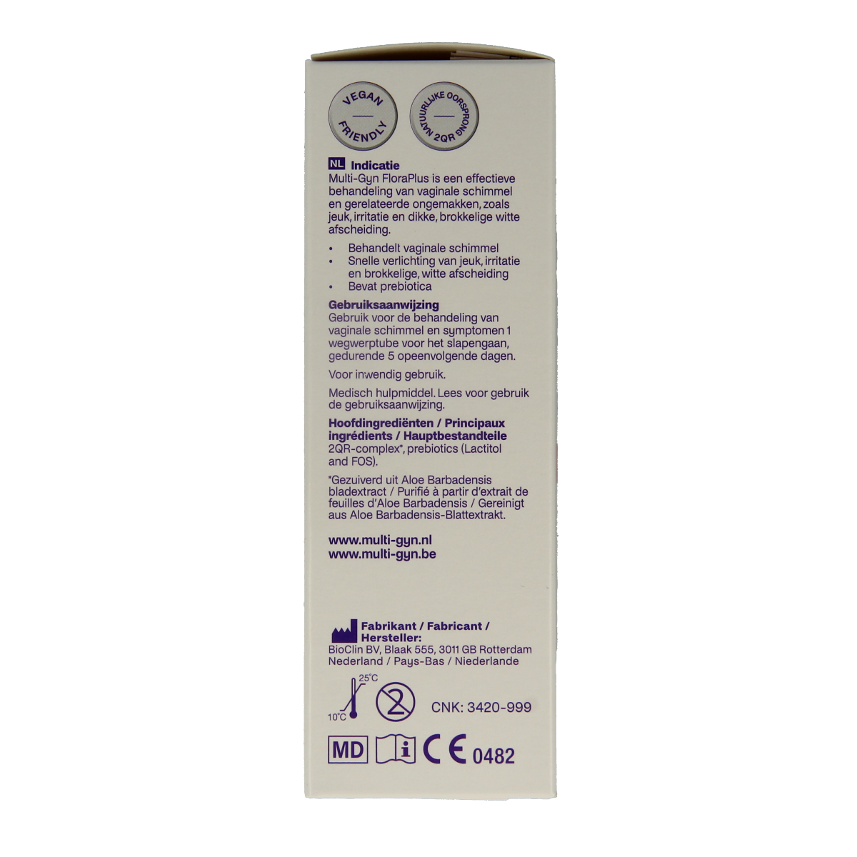 Multi GYN Floraplus intimate hygiene tubes, set of 5, for feminine care and hygiene purposes.