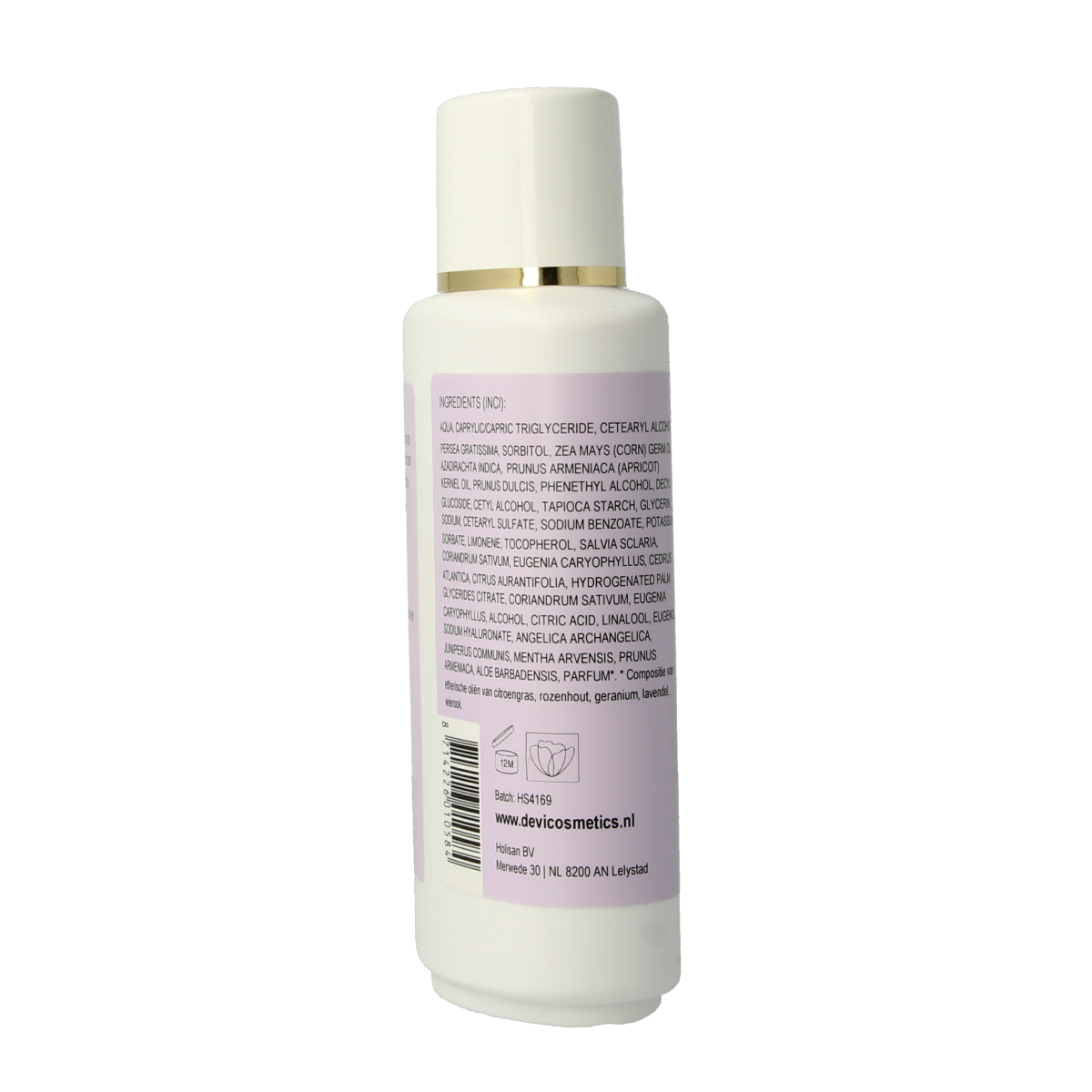Devi Neem cleansing emulsion 200ml for facial skincare, showing the bottle and packaging of the Devi Neem face cleanser.