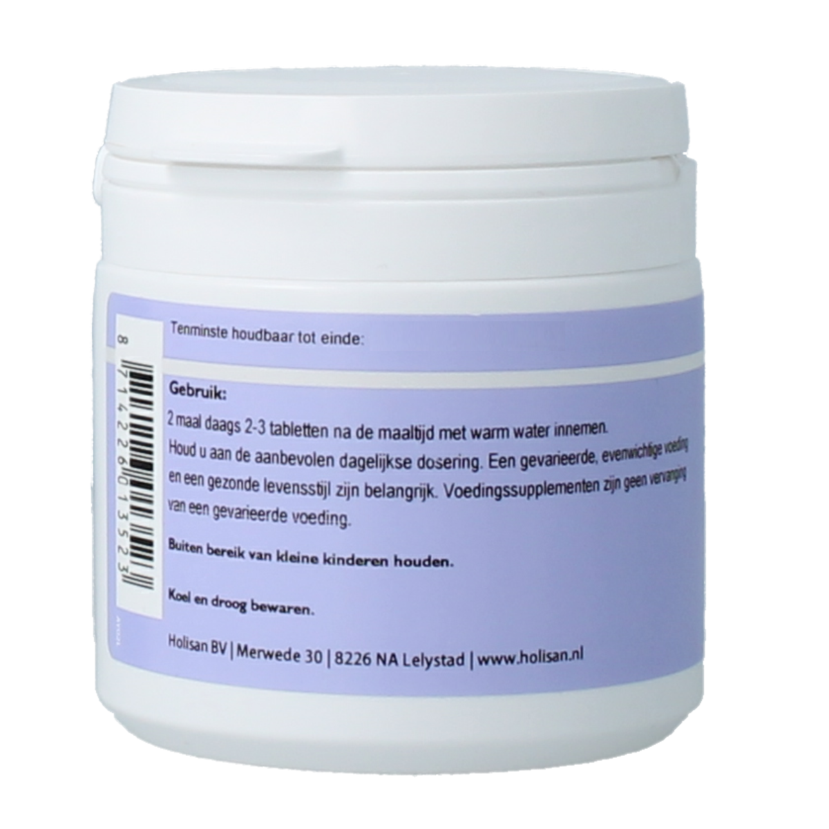 Holisan Ranida 100.00 herbal supplement in tablet form, part of Holisan's kruidenpreparaten line, shown in blister pack.