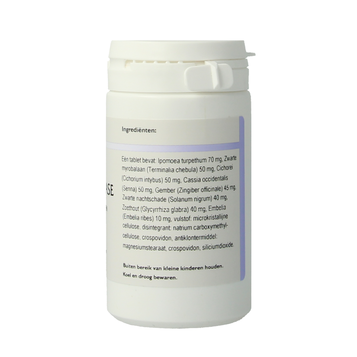 Himalaya Herbal Ease herbal tablets in a white bottle with label, natural herbal supplement for digestive health.