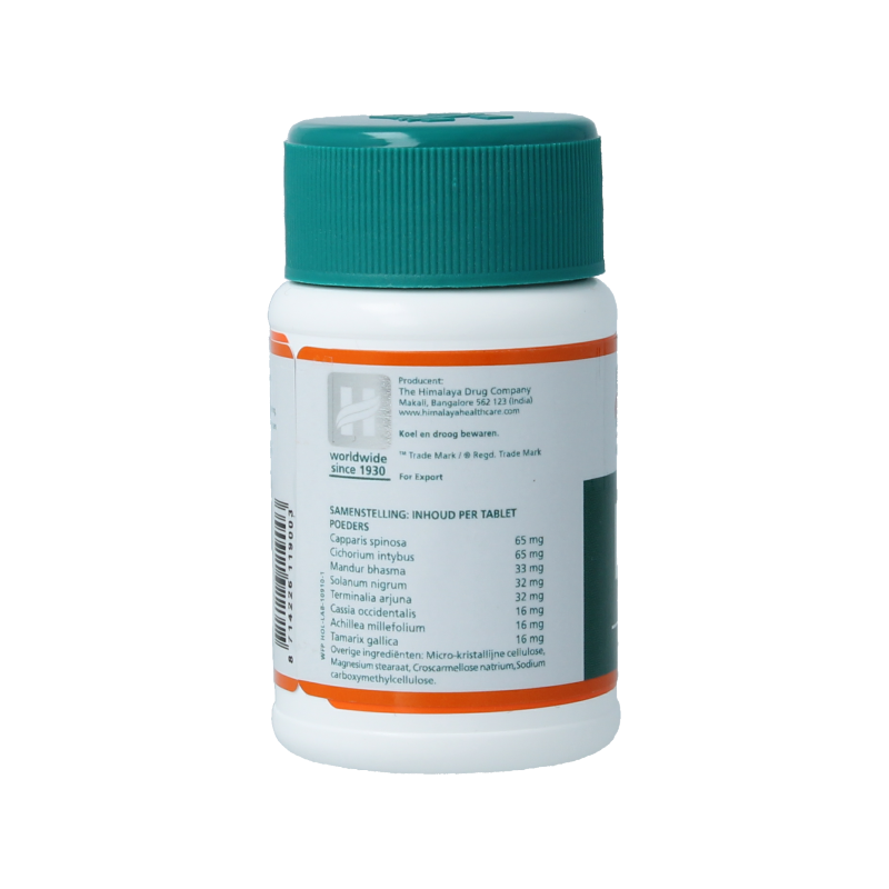 Holisan Liv 52 herbal supplement in a container with 100 tablets, natural herbal remedy for liver health.