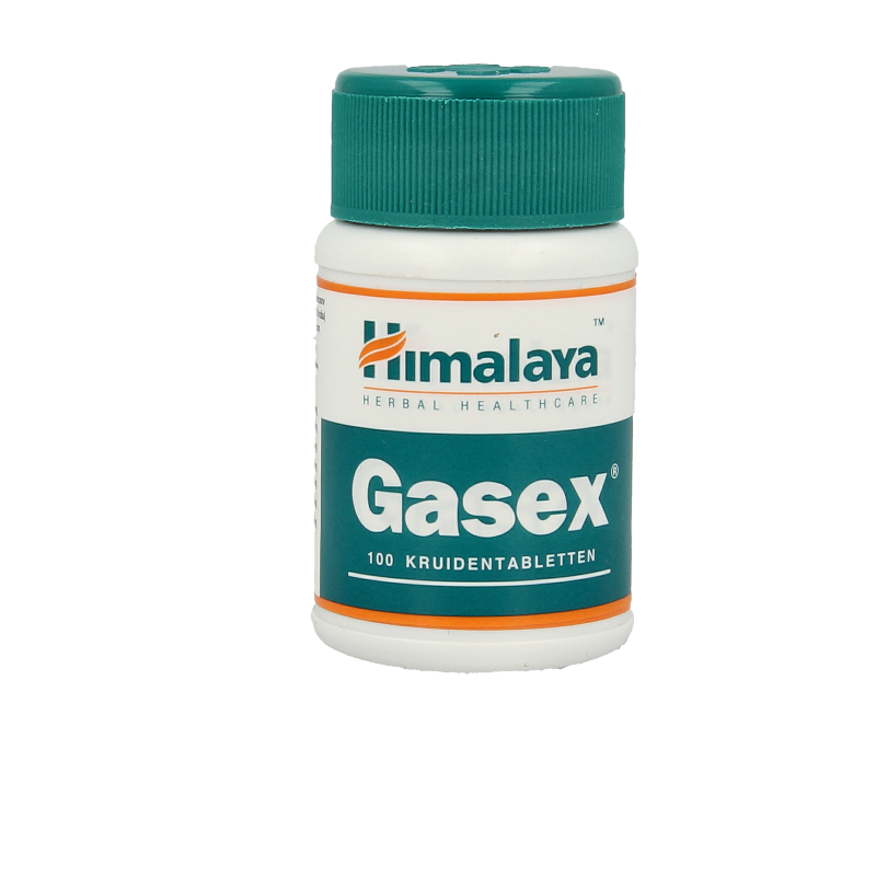 Holisan Gasex herbal supplement box with 100 tablets, natural herbal remedy for digestive support.