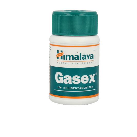 Holisan Gasex herbal supplement box with 100 tablets, natural herbal remedy for digestive support.