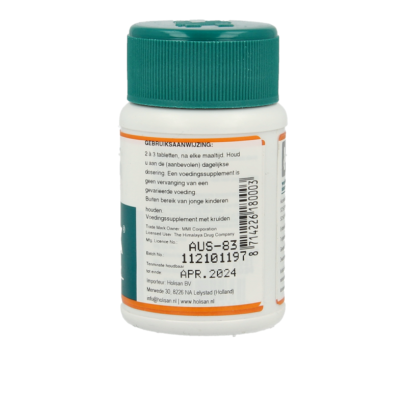 Holisan Gasex herbal supplement box with 100 tablets, natural herbal remedy for digestive support and gas relief.