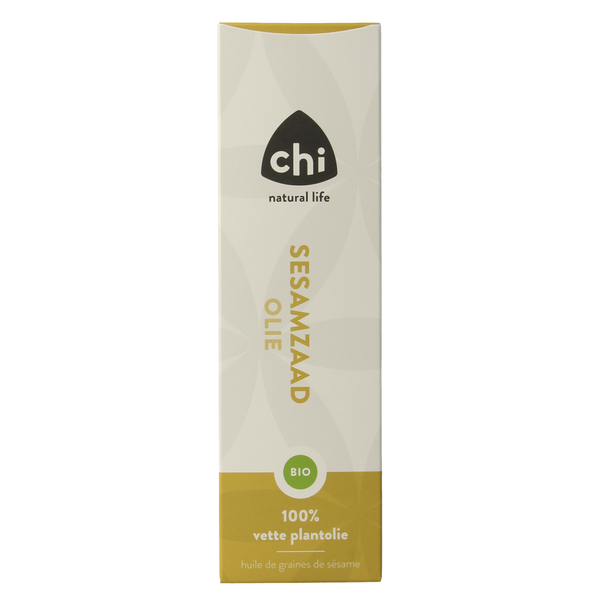 Chi bio sesamzaad olie in 100ml bottle, natural body care oil with sesame seeds for nourishing skin.