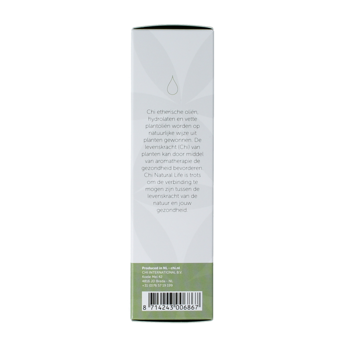 Chi Ylang Ylang essential oil bottle, 10ml, natural aromatic oil from Chi brand, with lush yellow-green packaging visible.
