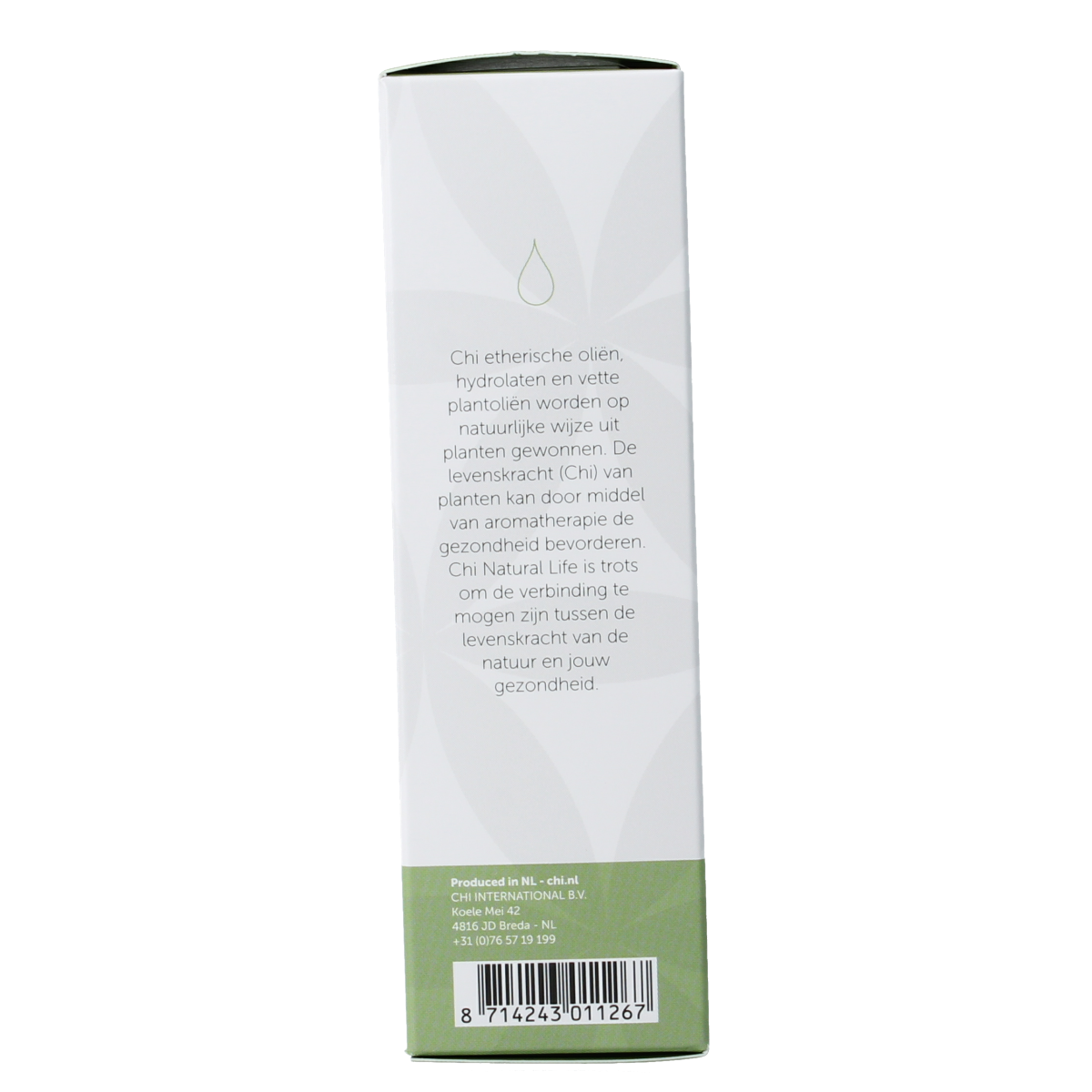 Chi Citronella essential oil in a 20ml bottle, showcasing the clear liquid and label with product details.