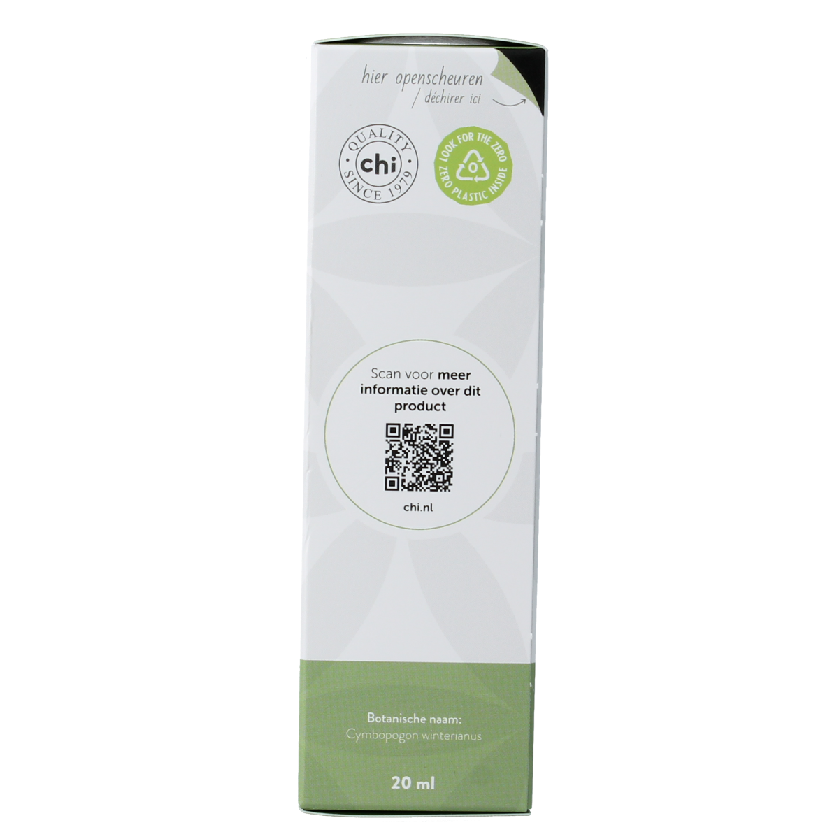 Chi Citronella essential oil in a 20ml bottle, natural aroma and botanical extract from Chi brand.