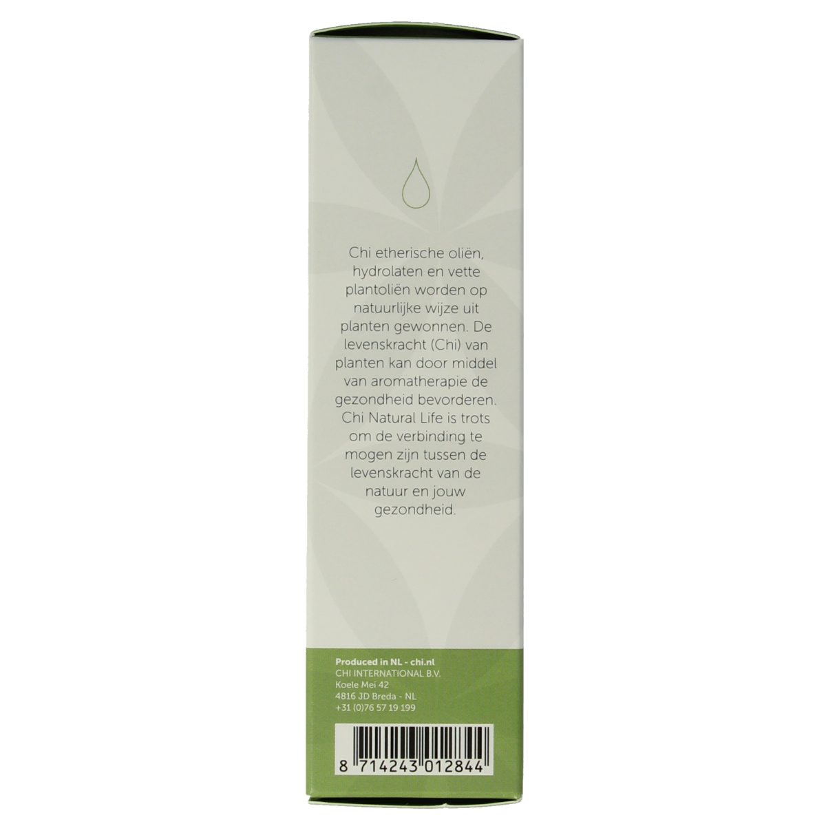 Chi Wintergreen Wild essential oil in a 10ml bottle, featuring vibrant green liquid and a white cap, from Chi's aromatic oil collection.