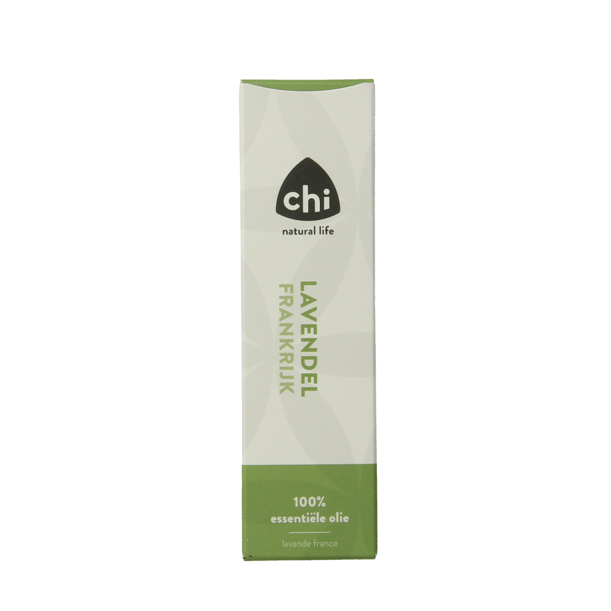 Chi Lavendel France essential oil, 10ml, in a clear glass bottle with lavender flowers on the label.