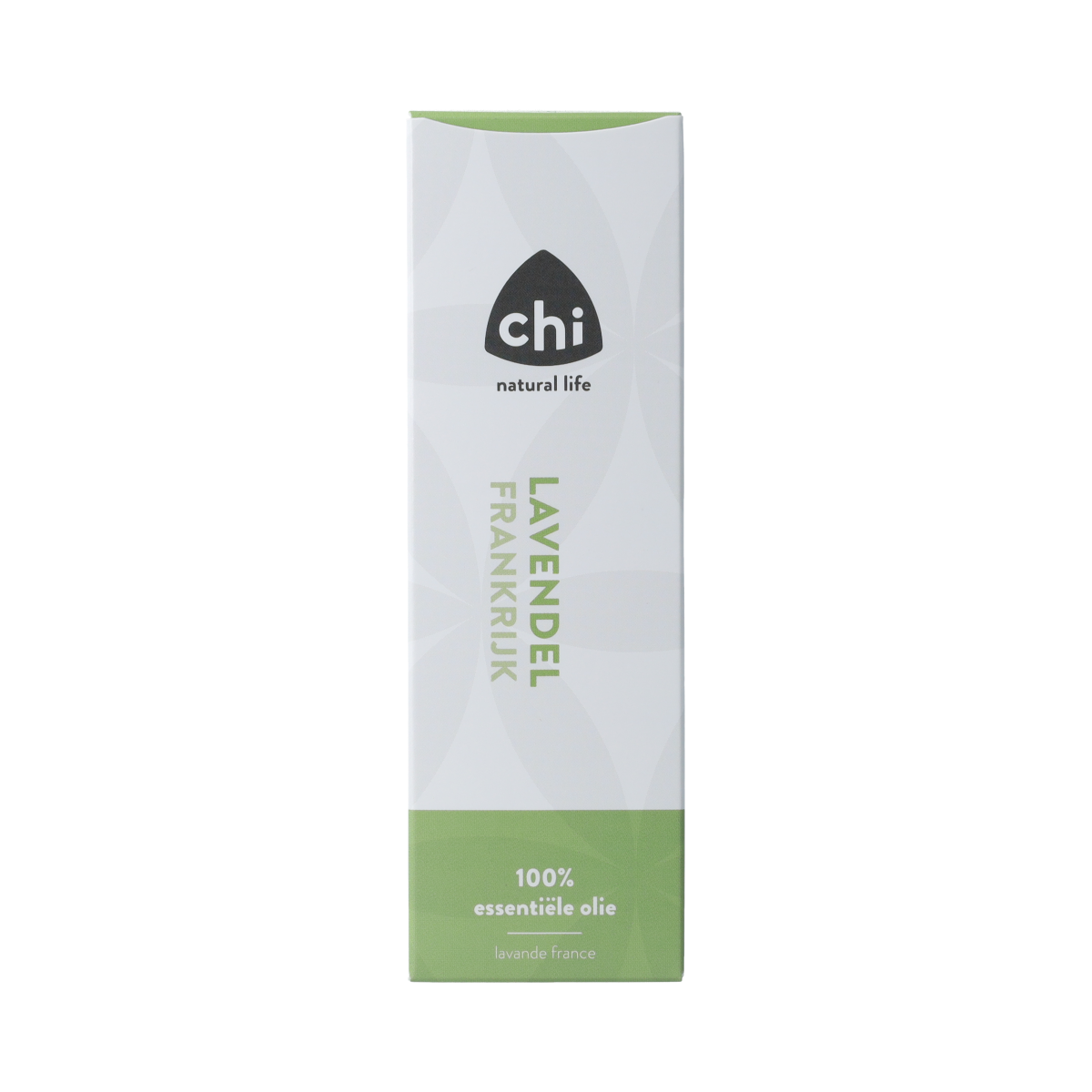 Chi Lavendel Franse etherische olie in 50ml bottle, featuring lavender flower illustration on the label.