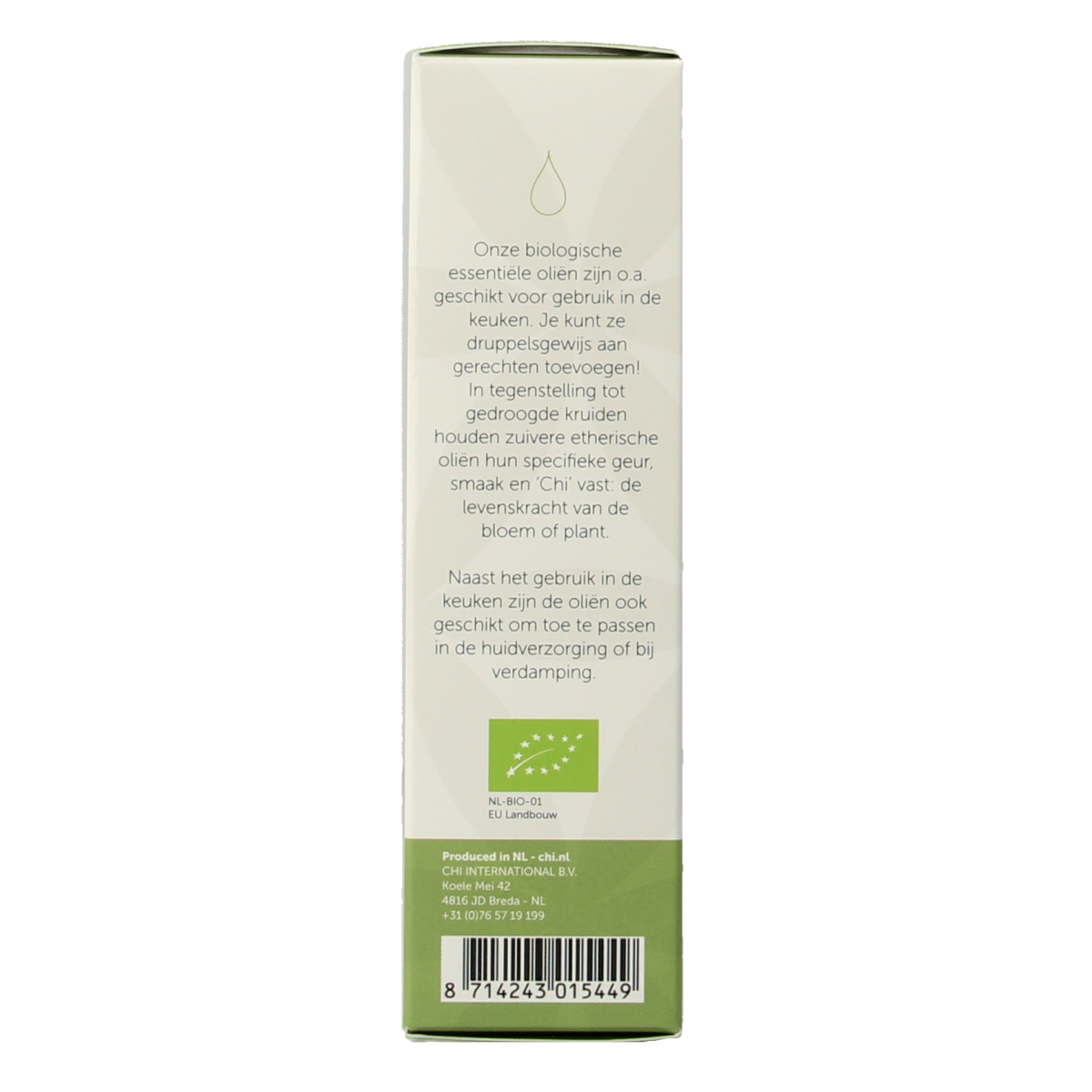 Chi Lavendel bio essential oil in 10ml bottle, natural lavender aroma, organic and eco-friendly, for aromatherapy and skin care.
