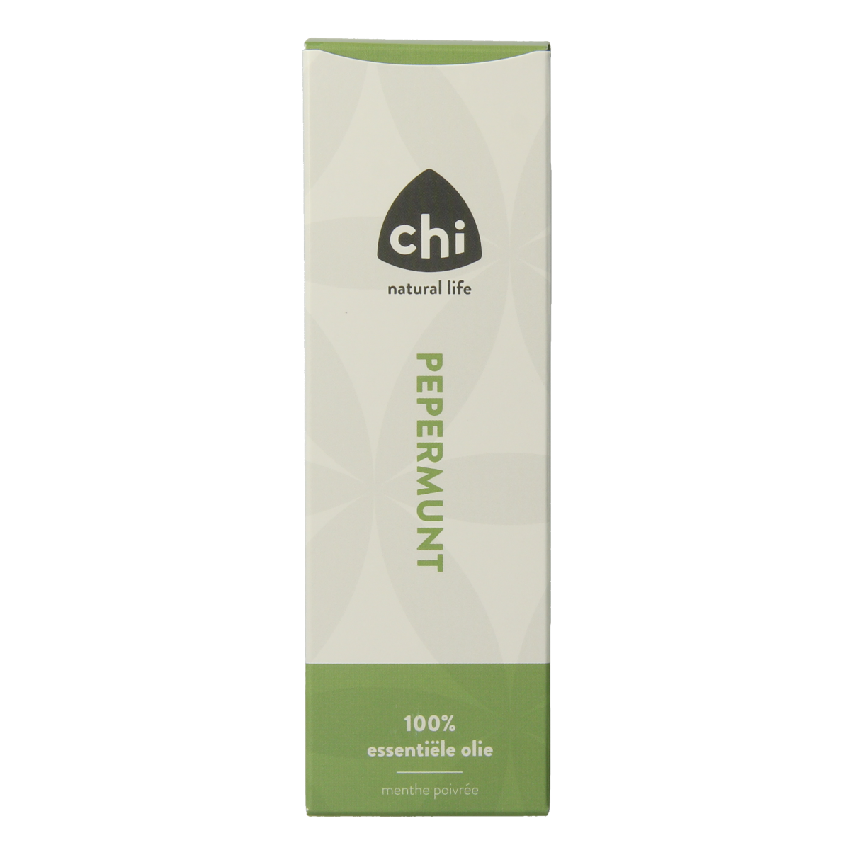 Chi Pepermunt Chinese cultivar essential oil in a 50ml bottle, showcasing the clear, aromatic oil in a dark glass container.