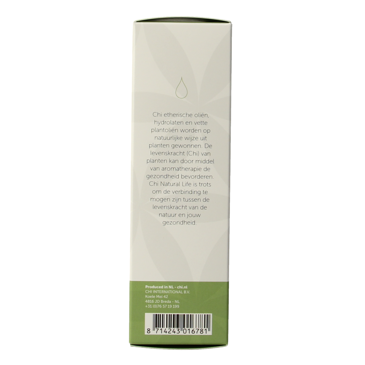 Chi Pepermunt Chinese cult essential oil in 20ml bottle, featuring a dark glass container and label with mint leaf illustration.
