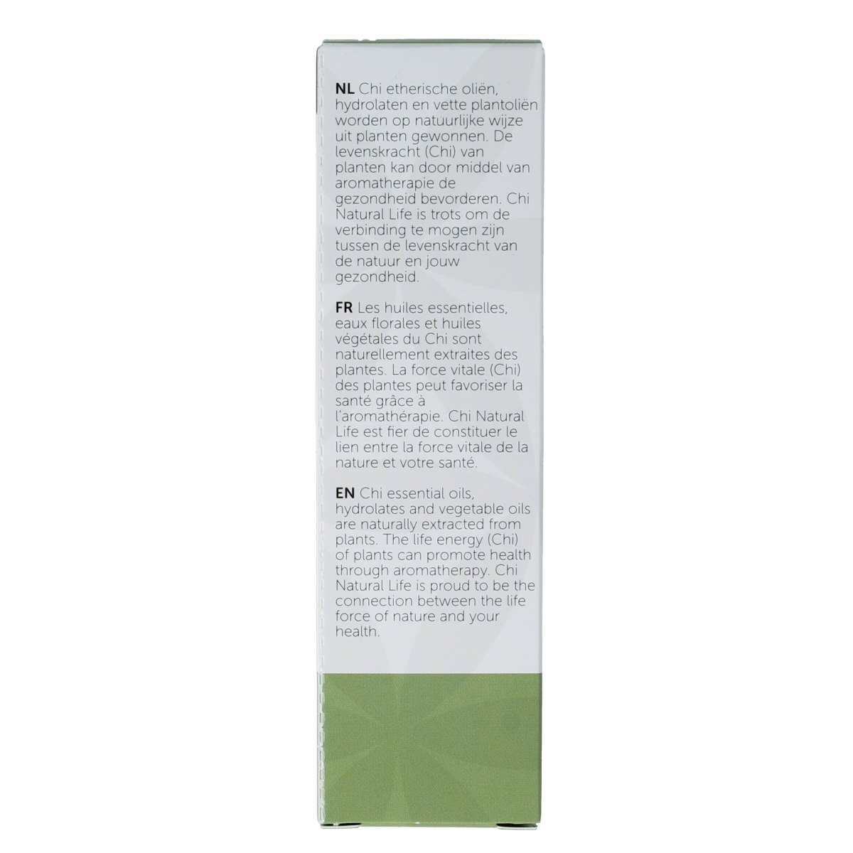 Chi Eucalyptus Smittii bio essential oil bottle, 10ml, with a clear label and green cap, for aromatherapy and natural wellness.