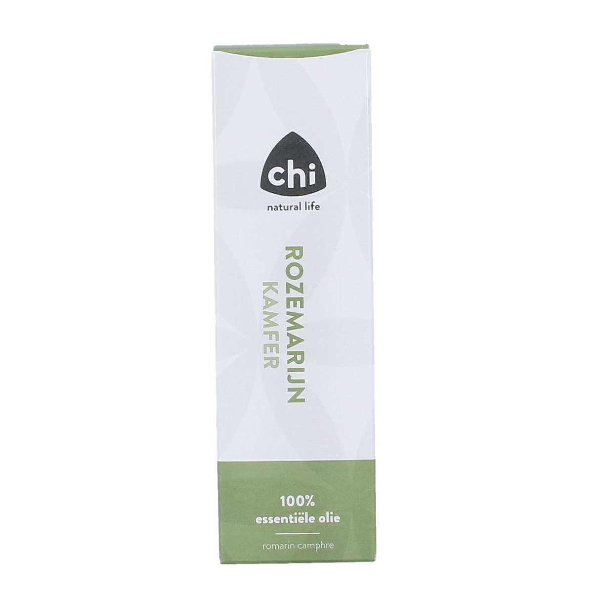 Chi Rozemarijn and kamfer essential oil in a 20ml bottle, natural herbal remedy for aroma and wellness use.