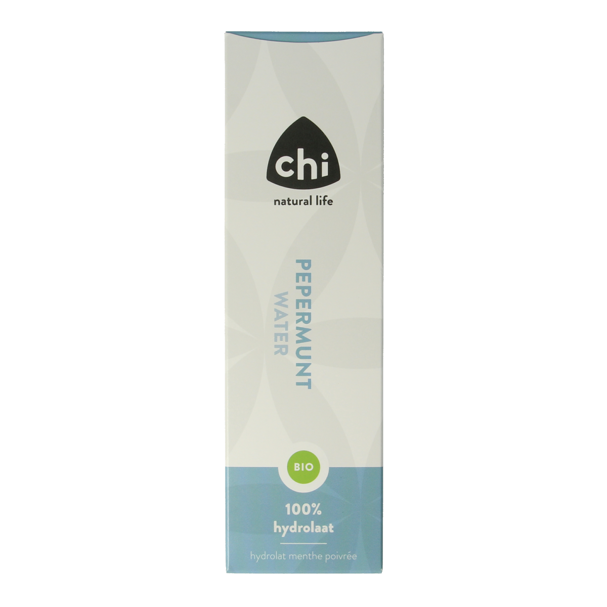Chi Pepermunt hydrolaat eco bio body care spray in 150ml bottle, natural mint hydrosol for skincare and refreshment.