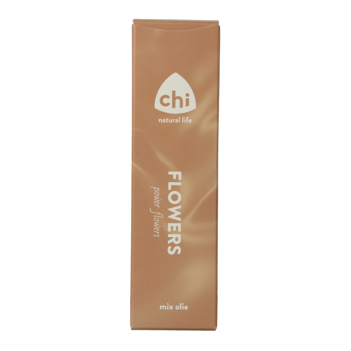 Chi Flowers Mix Essential Oil in 10ml bottle, aromatic blend of floral and herbal scents, for aromatherapy and wellness use.