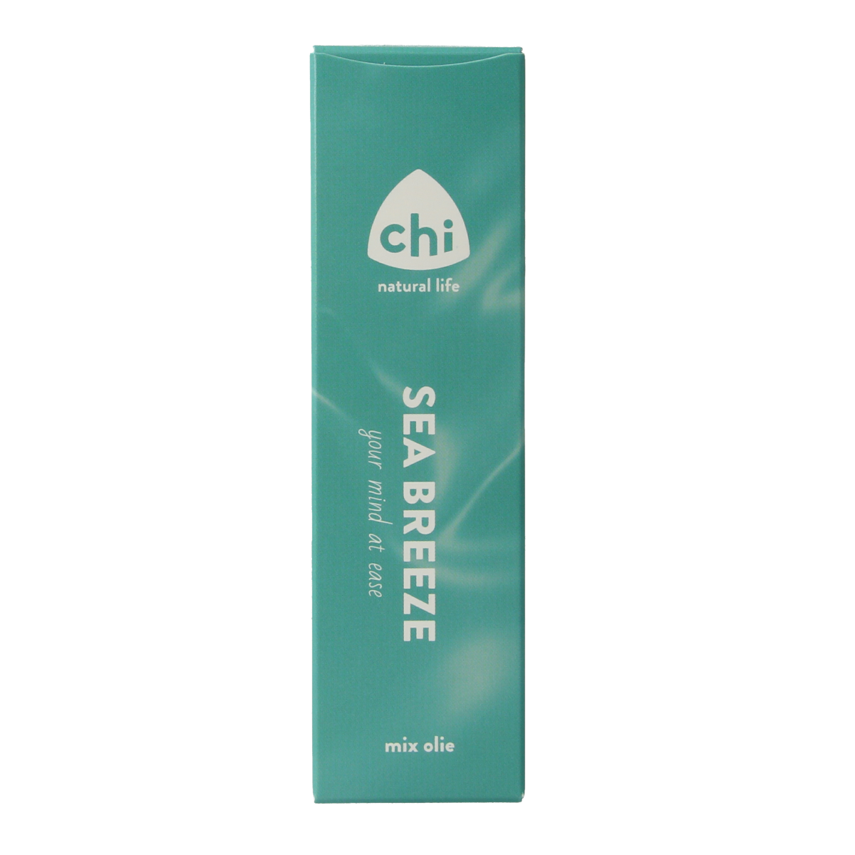Chi Sea Breeze Mix essential oil in 10ml bottle, showcasing the Chi brand and the clear glass container with the oil inside.
